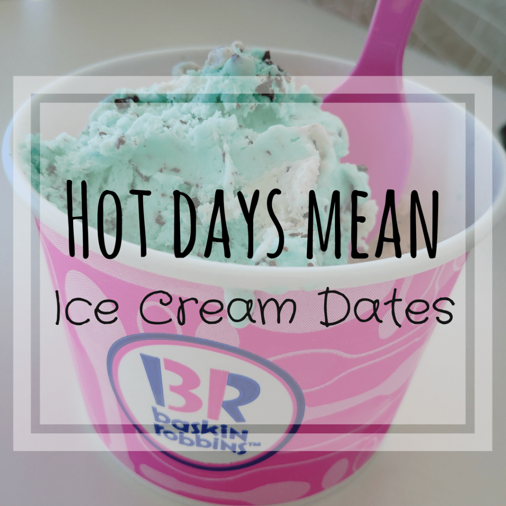 Hot days mean ice cream dates.