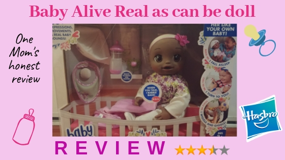 Baby Alive Real as can be doll&nbsp;REVIEW