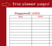 password organizer