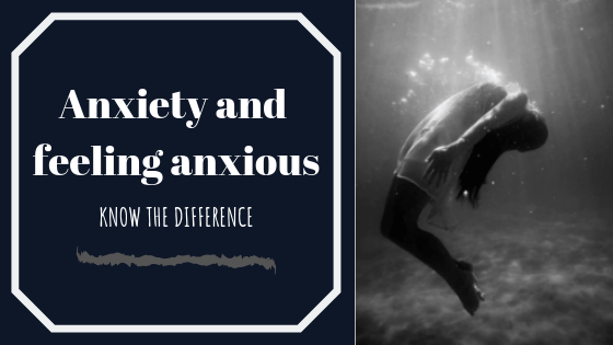 There is a difference between feeling anxious and having an Anxiety&nbsp;disorder