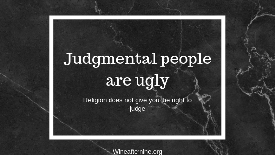Judgmental people are&nbsp;ugly