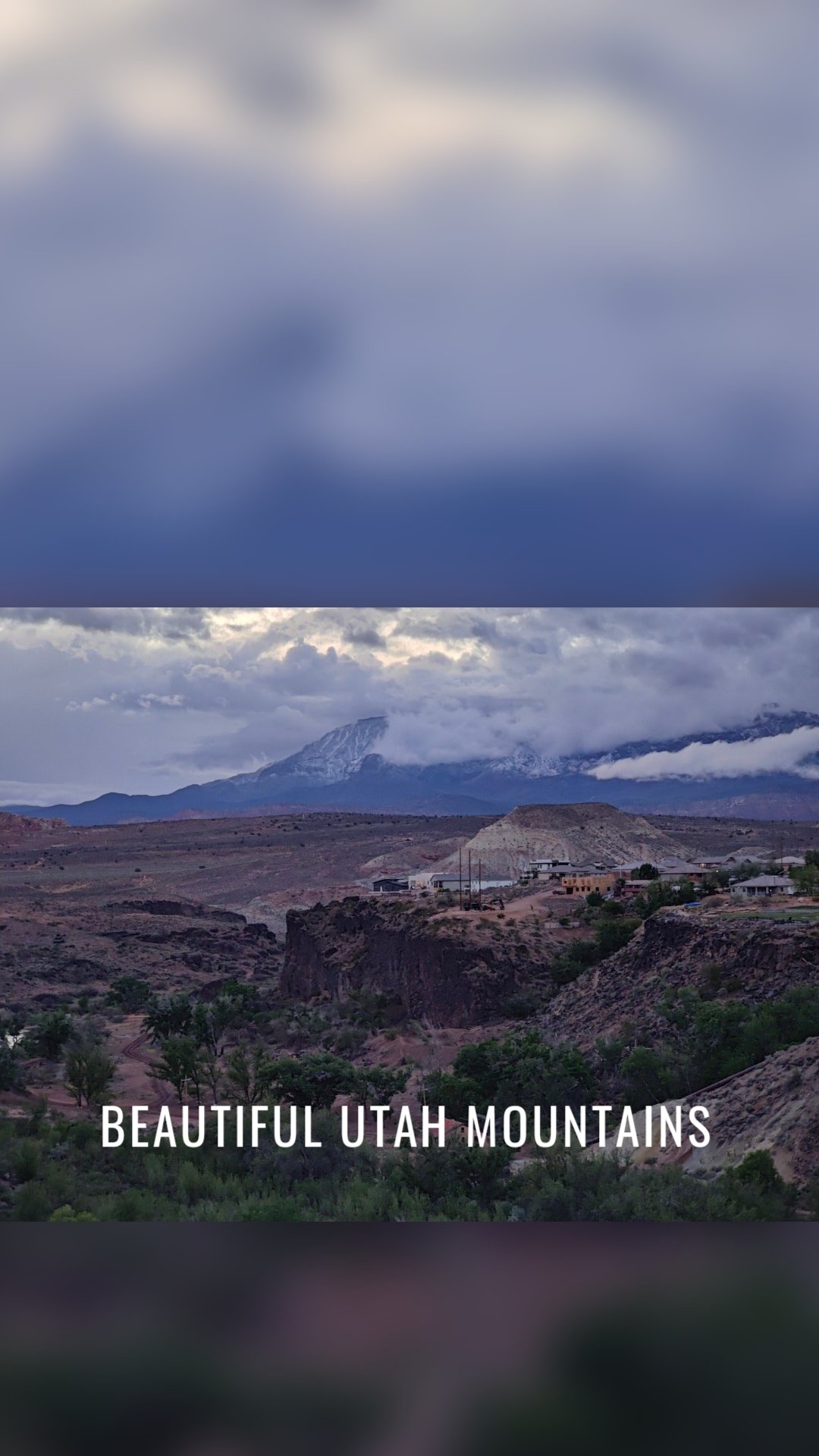 Beautiful Utah mountains